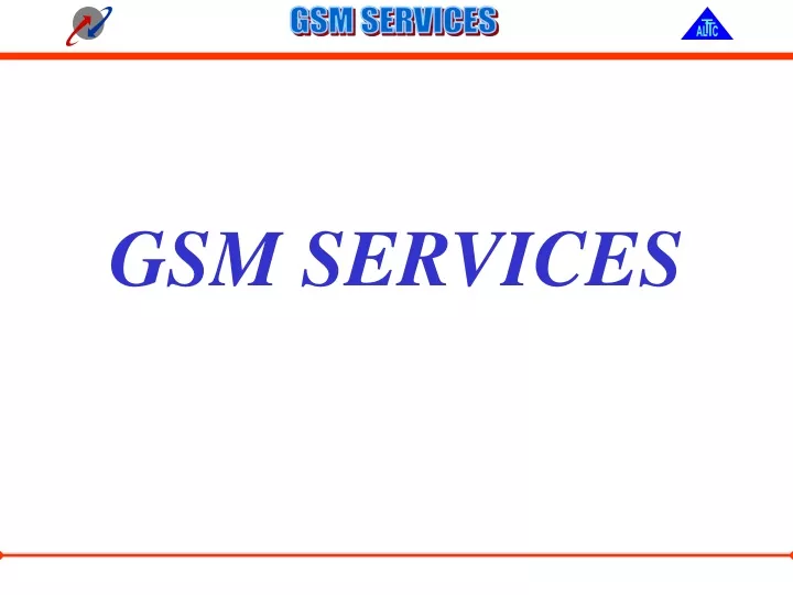 gsm services