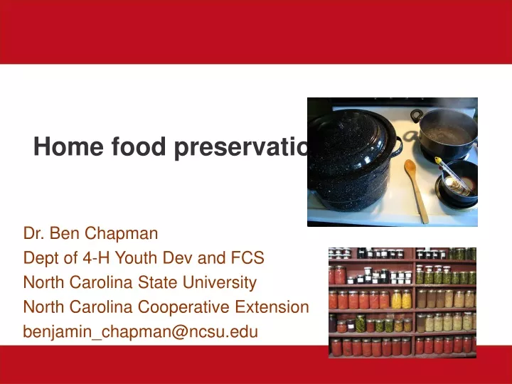home food preservation