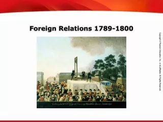 Foreign Relations 1789-1800