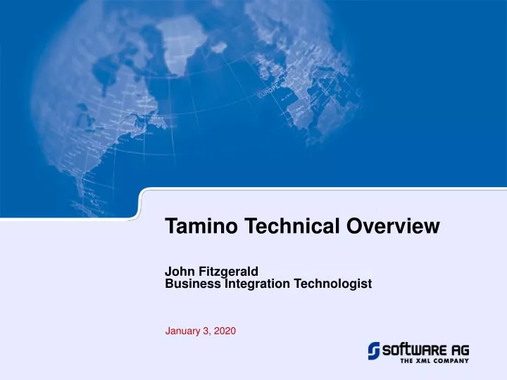 tamino technical overview