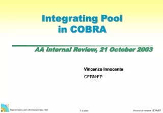 Integrating Pool  in COBRA
