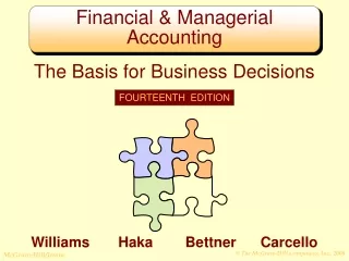 Financial &amp; Managerial Accounting
