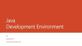 Java  Development Environment