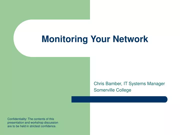 monitoring your network