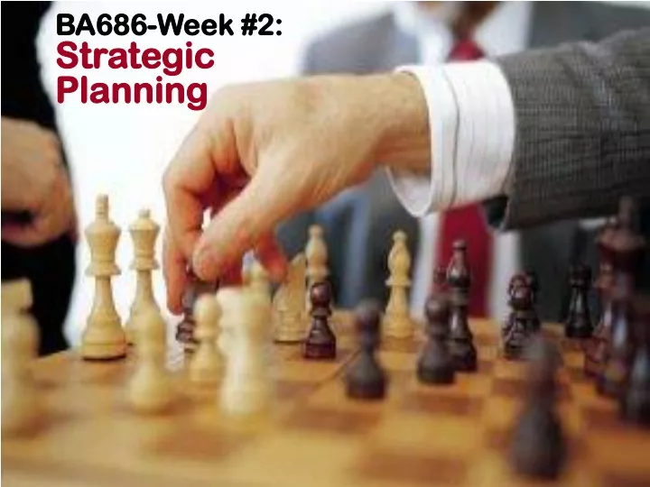 ba686 week 2 strategic planning