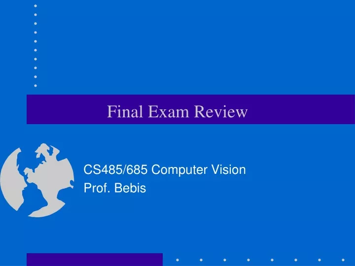 final exam review