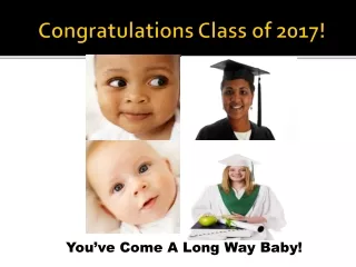 Congratulations Class of 2017!