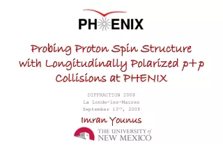 Probing Proton Spin Structure with Longitudinally Polarized  p + p  Collisions at PHENIX