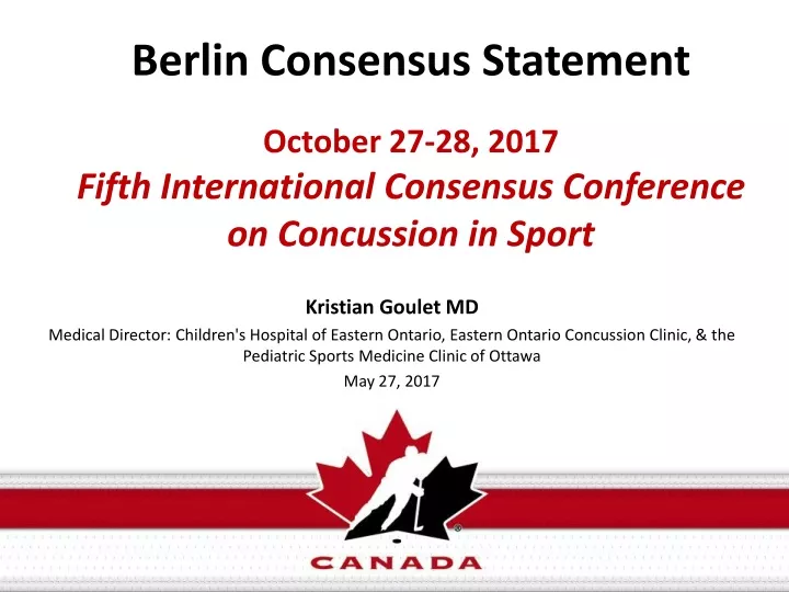 berlin consensus statement october 27 28 2017