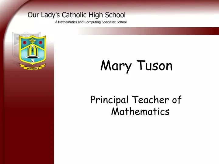 mary tuson