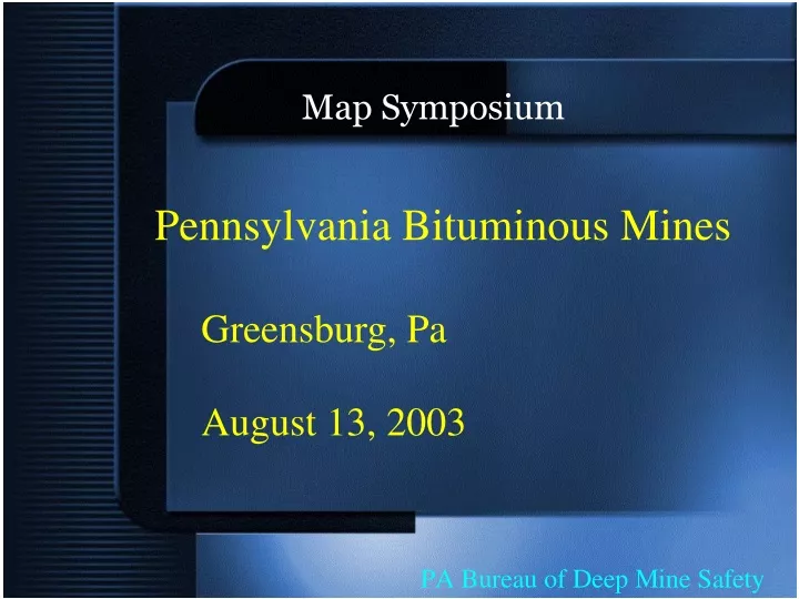 pennsylvania bituminous mines