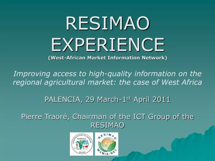 resimao experience west african market