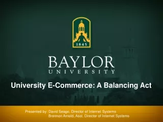 University E-Commerce: A Balancing Act