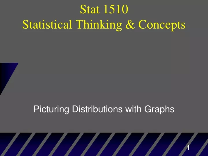 stat 1510 statistical thinking concepts