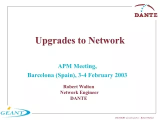 Upgrades to Network