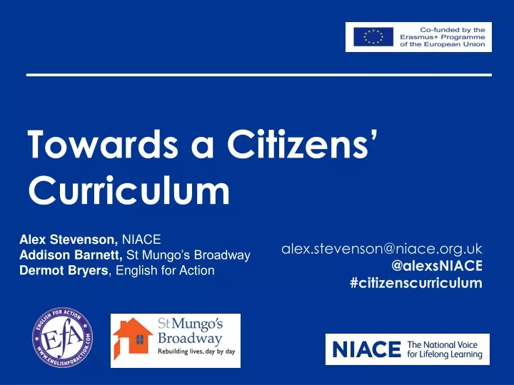 towards a citizens curriculum