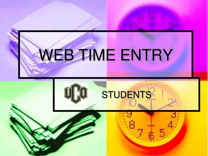 web time entry