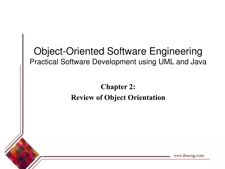 object oriented software engineering practical software development using uml and java