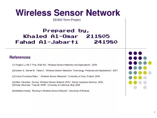 Wireless Sensor Network