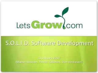 S.O.L.I.D. Software Development