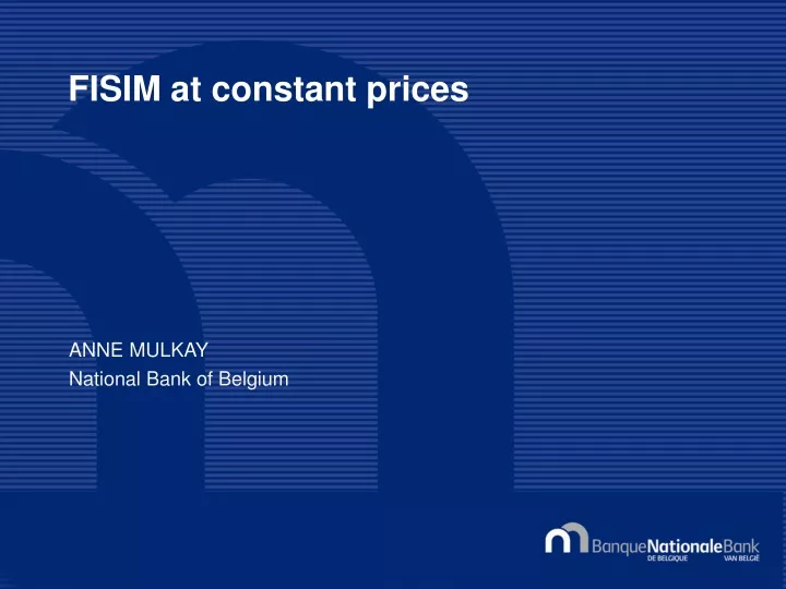 fisim at constant prices