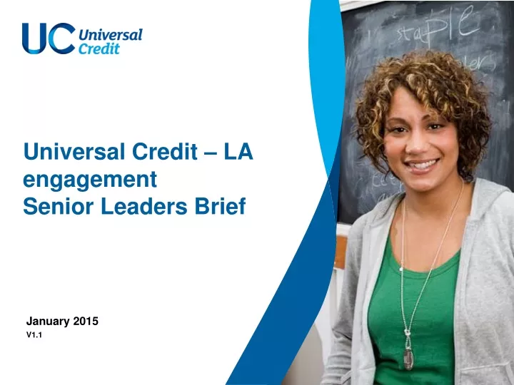 universal credit la engagement senior leaders brief