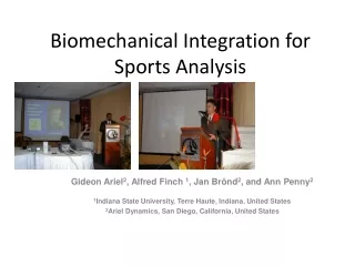 Biomechanical Integration for Sports Analysis