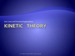Kinetic	theory
