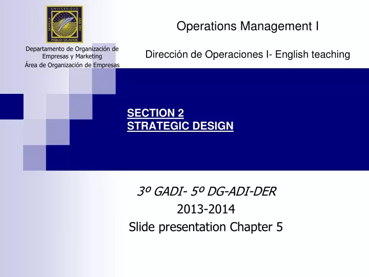 section 2 strategic design