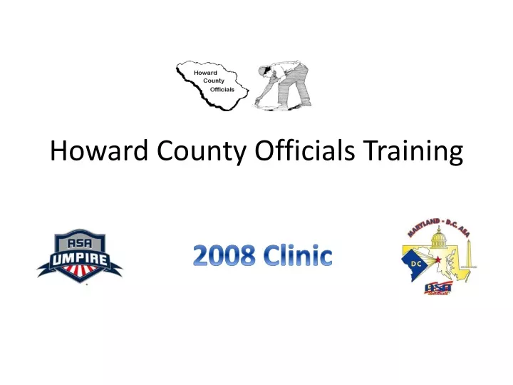 howard county officials training