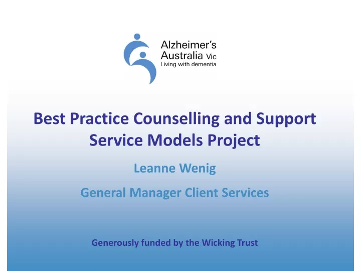 best practice counselling and support service