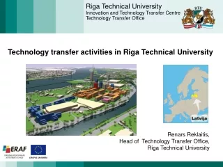Technology transfer activities in Riga Technical University
