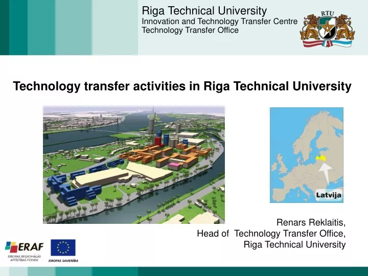 technology transfer activities in riga technical