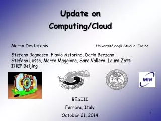 Update on Computing/Cloud