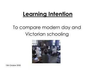 Learning Intention