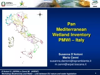 Pan Mediterranean Wetland Inventory PMWI – Italy