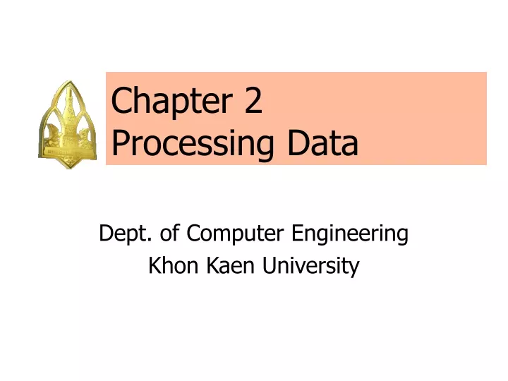 chapter 2 processing data