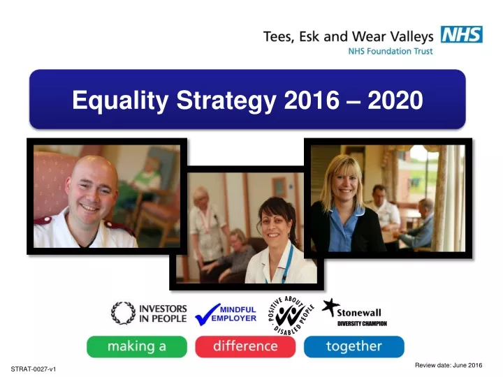 equality strategy 2016 2020