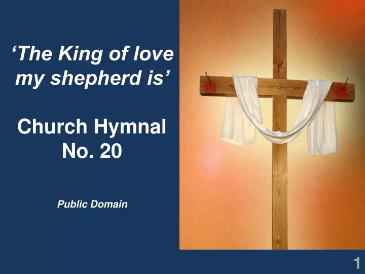 the king of love my shepherd is church hymnal
