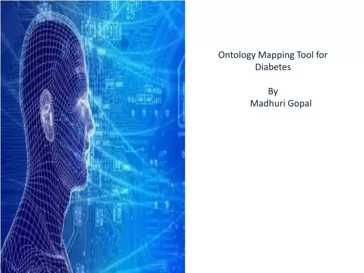 ontology mapping tool for diabetes by madhuri
