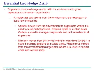 Essential knowledge 2.A.3