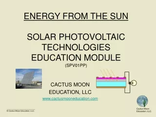 CACTUS MOON  EDUCATION, LLC cactusmooneducation