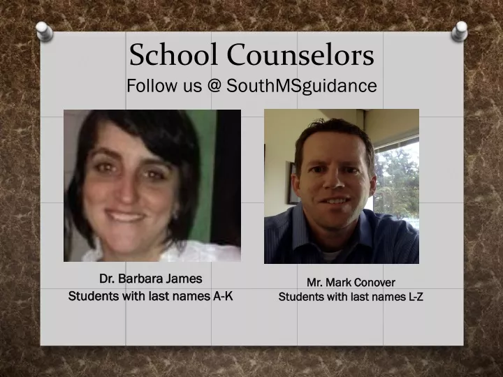 school counselors follow us @ southmsguidance