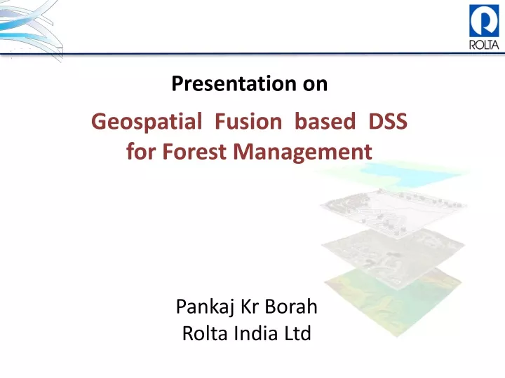 presentation on geospatial fusion based