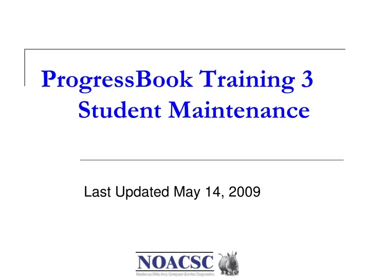 progressbook training 3 student maintenance