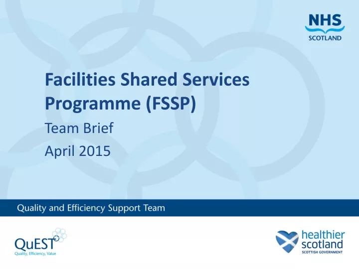 facilities shared services programme fssp