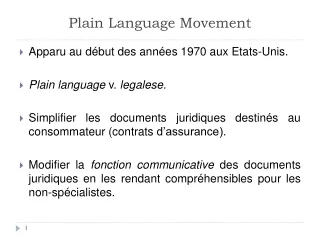 Plain Language Movement
