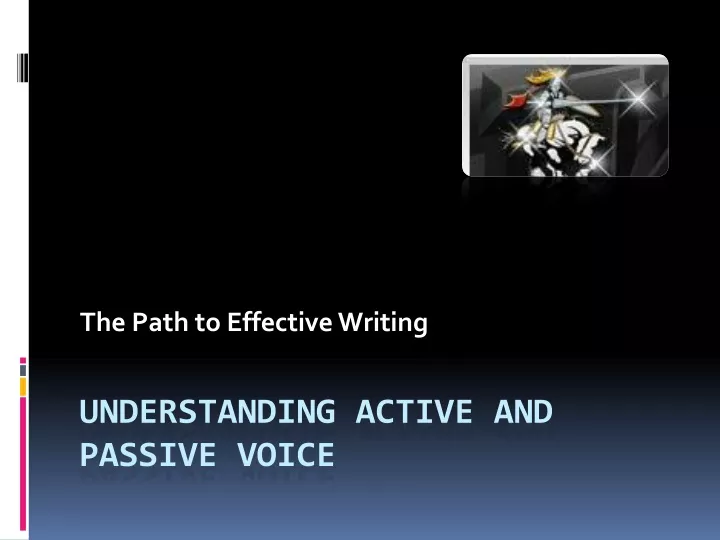 the path to effective writing