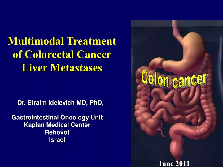 multimodal treatment of colorectal cancer liver