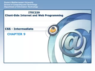 CSS - Intermediate